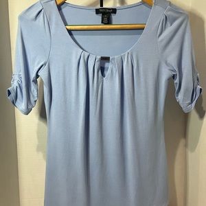 White House Black Market Short Sleeve Blouse